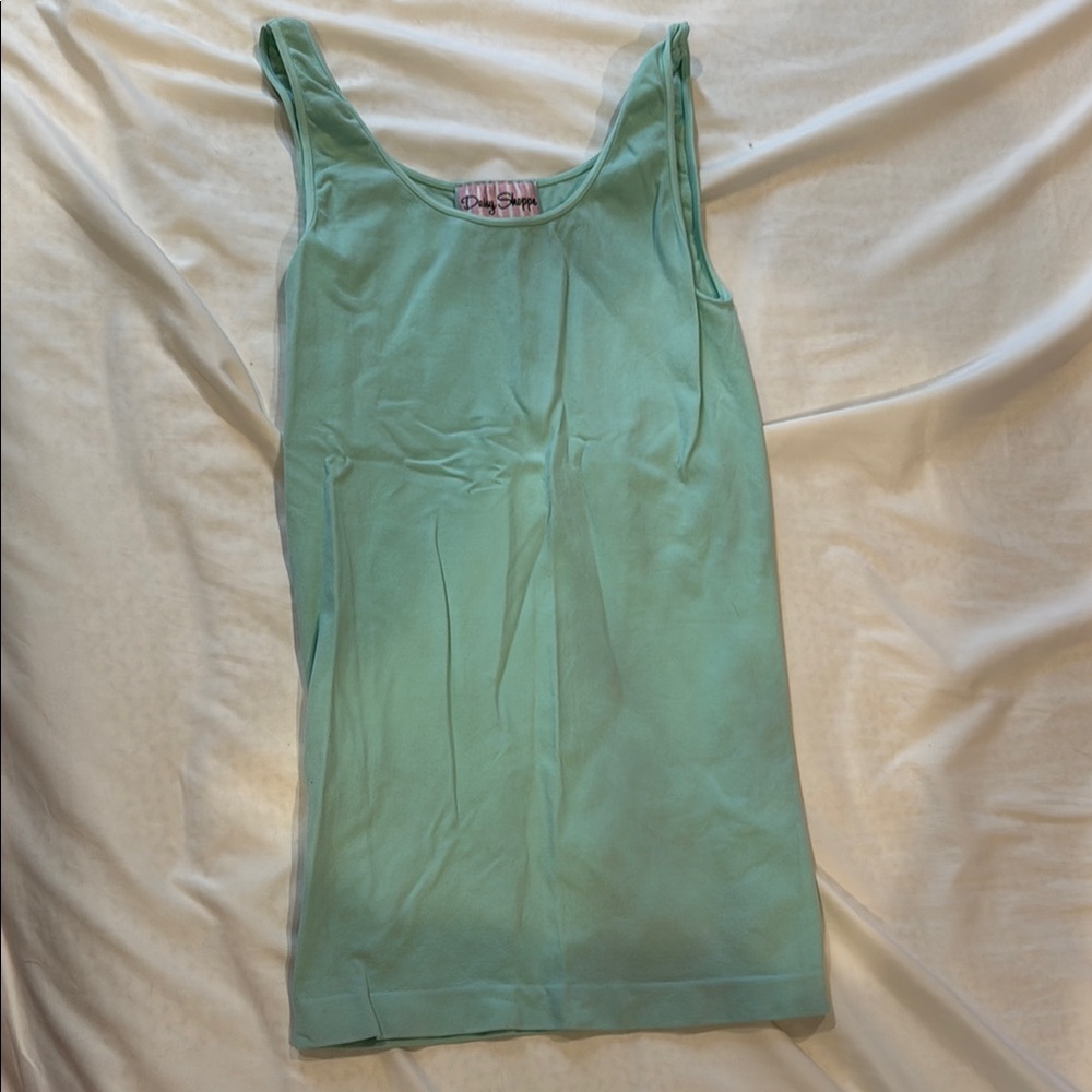 Mint Green Sleeveless Top